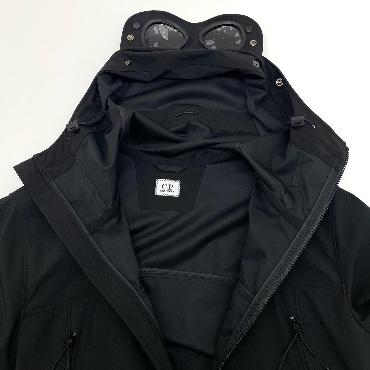 C.P.Company | シーピーカンパニー Shell-R Goggle Jacket ナイロンジャケット 16CMOW002A-05968A ブラック サイズ：46【尾張小牧店】
