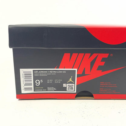 NIKE | ナイキ Air Jordan 1 Retro Low OG スニーカー HQ6998-600 レッド 27.5cm