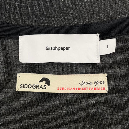 【中古】Graphpaper | グラフペーパー　25AW SIDOGRAS Melange Ponte Track Blouson ブルゾン GM254-30050 グレー サイズ：1【尾張小牧店】