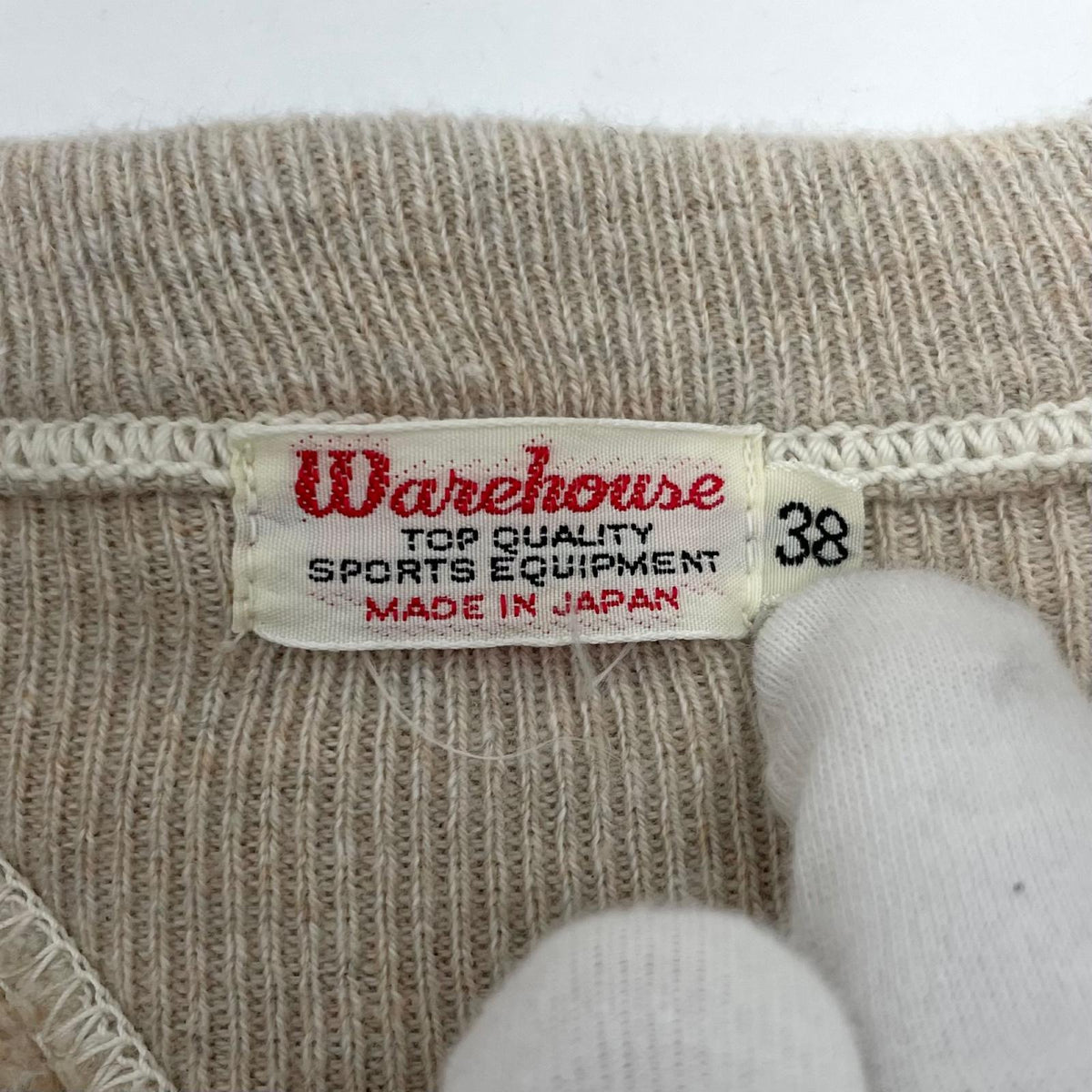 【中古】WARE HOUSE | ウェアハウス 長袖スウェット ベージュ サイズ：38【尾張小牧店】