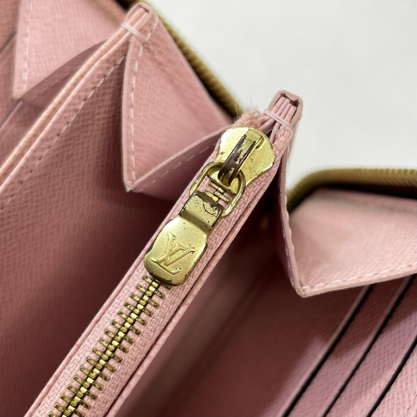 LOUIS VUITTON | ルイ・ヴィトン 長財布 ブラウン×ピンク【尾張小牧店】