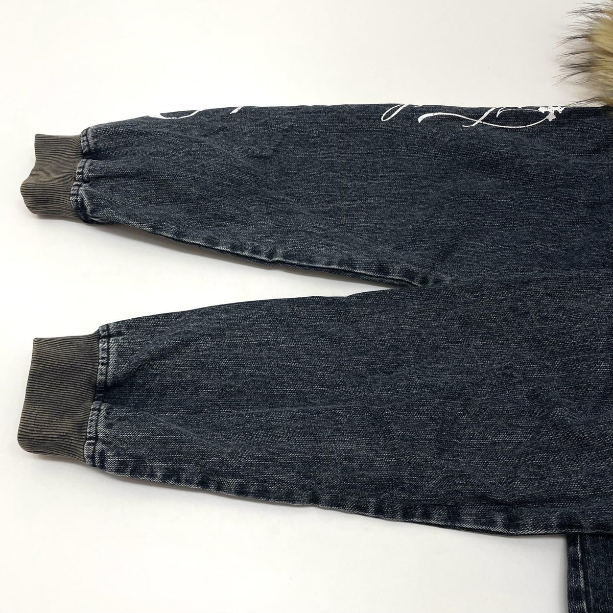 【中古】2002 | 2002 Destroy Fur Denim Zip Hoodie デニムジャケット ファージップパーカー　MM0004 ブルー サイズ：L【尾張小牧店】