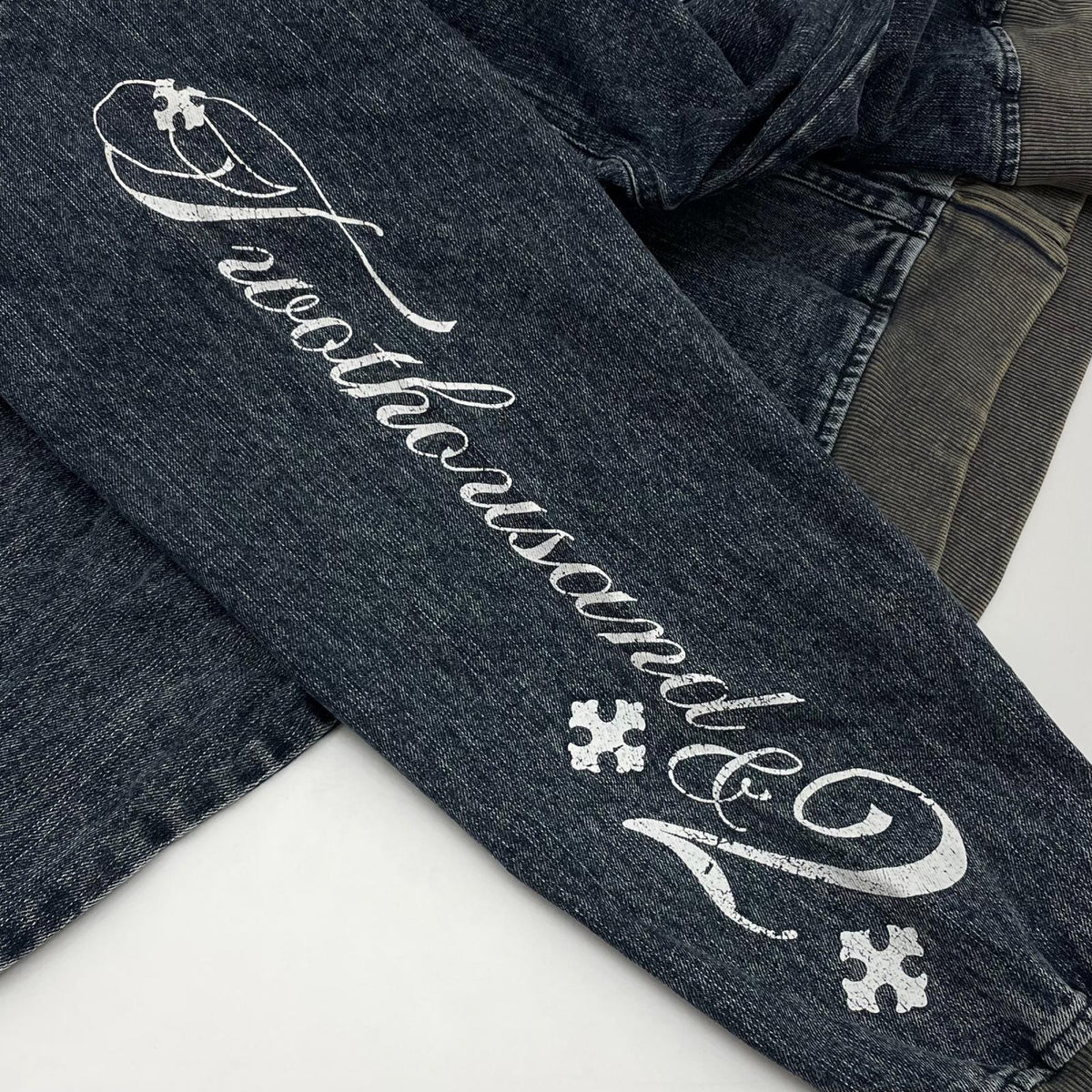 【中古】2002 | 2002 Destroy Fur Denim Zip Hoodie デニムジャケット ファージップパーカー　MM0004 ブルー サイズ：L【尾張小牧店】