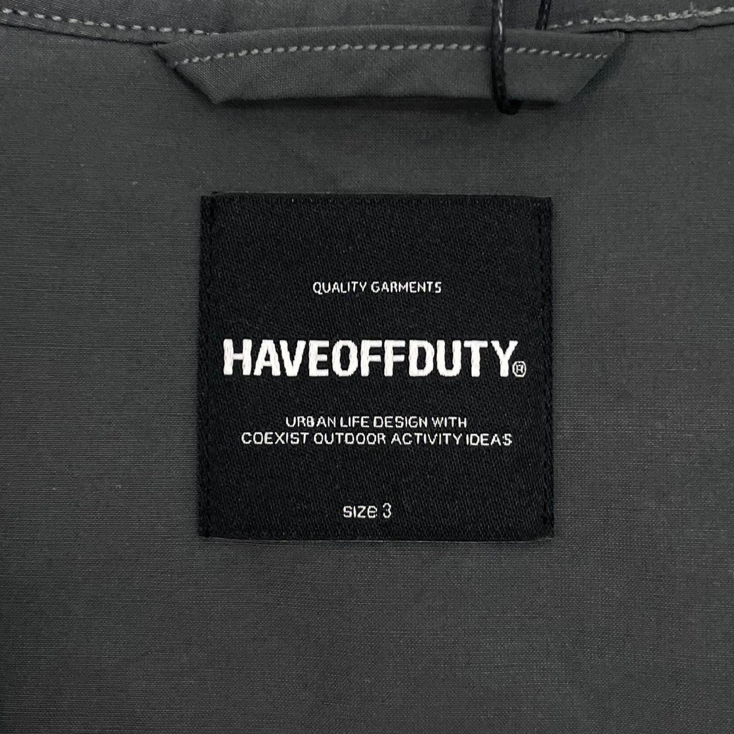 【中古】HAVEOFFDUTY | ハブオブデューティ STORAGE 3B JACKET シャツジャケット グレー サイズ：3【尾張小牧店】