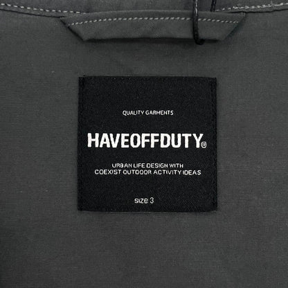 【中古】HAVEOFFDUTY | ハブオブデューティ STORAGE 3B JACKET シャツジャケット グレー サイズ：3【尾張小牧店】