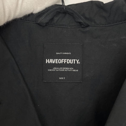 【中古】HAVEOFFDUTY | ハブオブデューティ STORAGE 3B JACKET シャツジャケット ブラック サイズ：3【尾張小牧店】