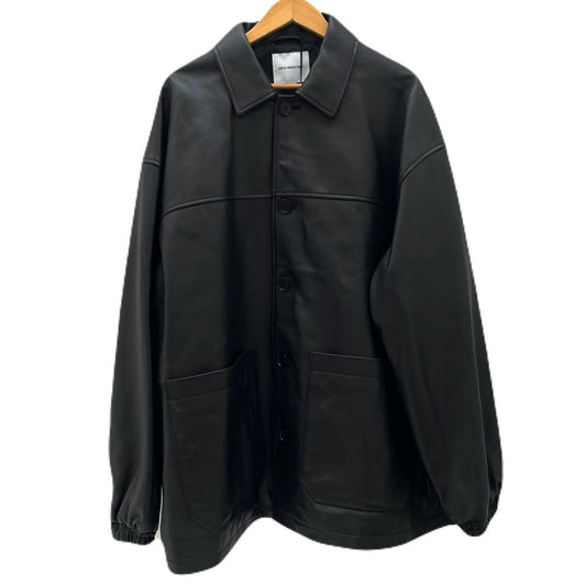 COOTIE | クーティー Leather Car Coat J.B. Voice EXCLUSIVE レザー JB-CTE25A-201 ブラック サイズ：L【尾張小牧店】