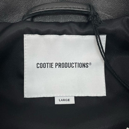 COOTIE | クーティー Leather Car Coat J.B. Voice EXCLUSIVE レザー JB-CTE25A-201 ブラック サイズ：L【尾張小牧店】