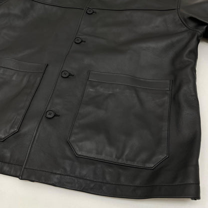 COOTIE | クーティー Leather Car Coat J.B. Voice EXCLUSIVE レザー JB-CTE25A-201 ブラック サイズ：L【尾張小牧店】