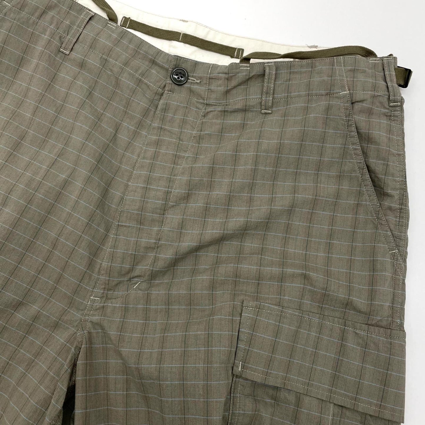 Unlikely Big Side Pocket BDU Shorts ショートパンツ U26S-25-0001 グレー×グリーン サイズ：L【尾張小牧店】
