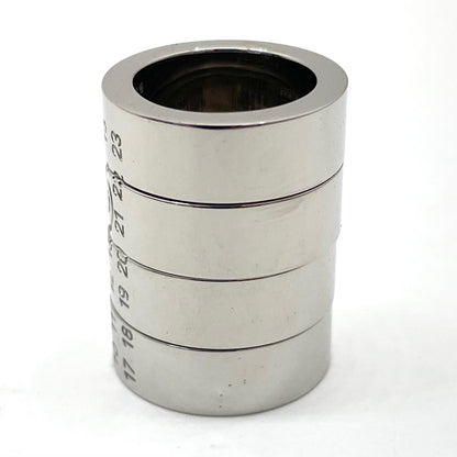 【中古】MM6(Maison Margiela) | エムエムシックスメゾンマルジェラ　25AW STACKED NUMERIC RING POLISHED PALLADIO　リング・指輪 SM7UQ0113 P8754 シルバー【尾張小牧店】