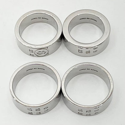 【中古】MM6(Maison Margiela) | エムエムシックスメゾンマルジェラ　25AW STACKED NUMERIC RING POLISHED PALLADIO　リング・指輪 SM7UQ0113 P8754 シルバー【尾張小牧店】