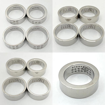 【中古】MM6(Maison Margiela) | エムエムシックスメゾンマルジェラ　25AW STACKED NUMERIC RING POLISHED PALLADIO　リング・指輪 SM7UQ0113 P8754 シルバー【尾張小牧店】