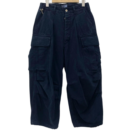【中古】HERILL | ヘリル Duck Jungle fatiguepants カーゴパンツ 23-030-HL-8020-3 ネイビー【尾張小牧店】