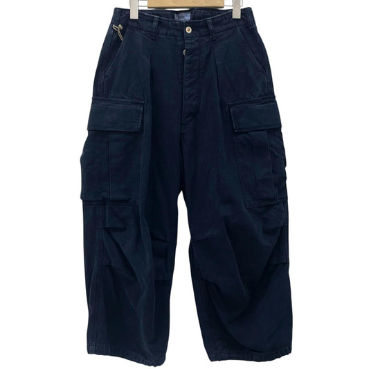 【中古】HERILL | ヘリル Duck Jungle fatiguepants カーゴパンツ 23-030-HL-8020-3 ネイビー【尾張小牧店】