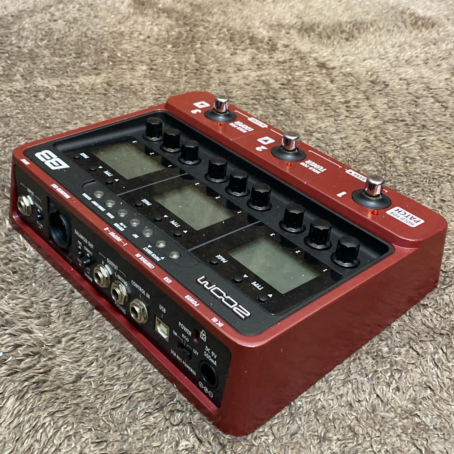 ZOOM | ズーム 楽器 B3 Bass Effects & Amp Simulator【尾張小牧店】