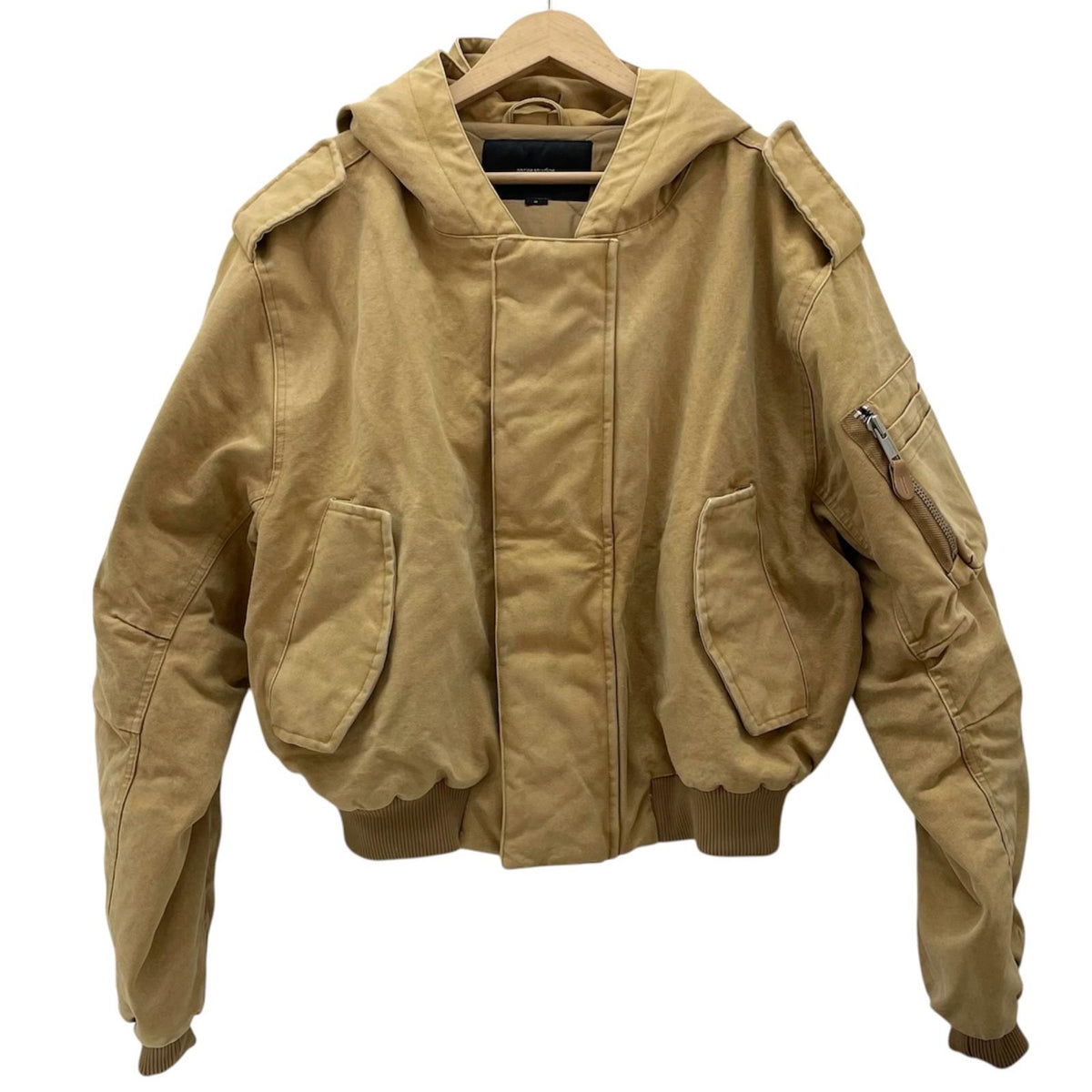 【中古】entire studios | エンタイアスタジオ W2 BOMBER ボンバージャケット ES2307 ベージュ サイズ：M【尾張小牧店】