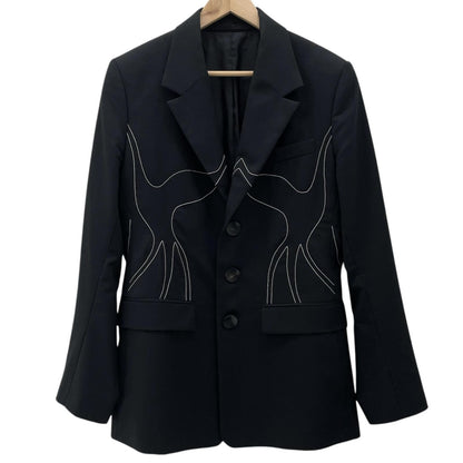 SAQI SUIT JACKET テーラードジャケット ブラック サイズ：M【尾張小牧店】
