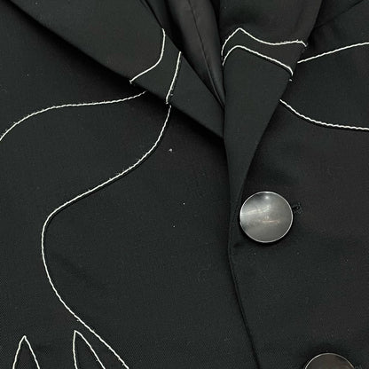 SAQI SUIT JACKET テーラードジャケット ブラック サイズ：M【尾張小牧店】