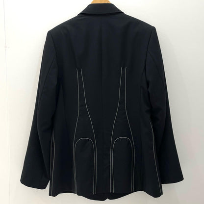 SAQI SUIT JACKET テーラードジャケット ブラック サイズ：M【尾張小牧店】