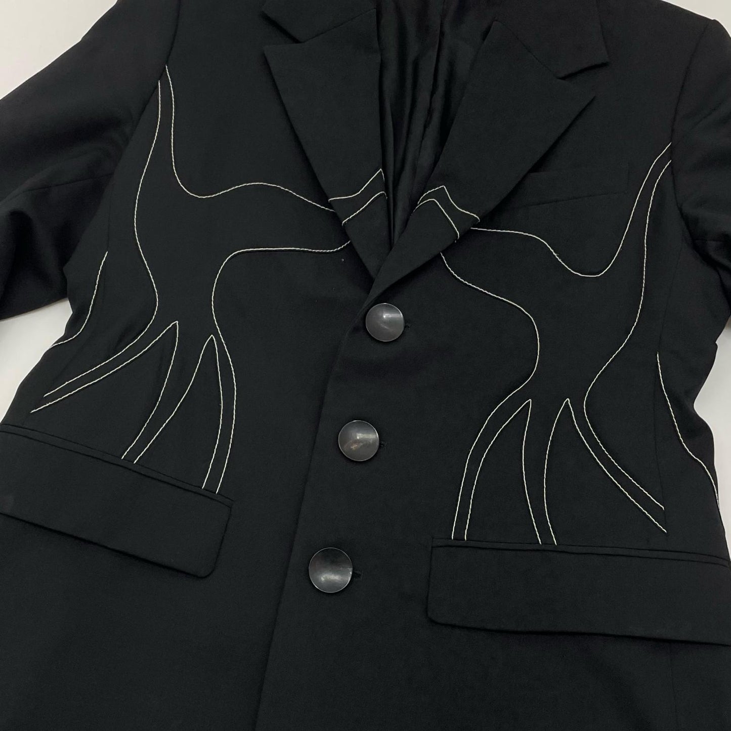 SAQI SUIT JACKET テーラードジャケット ブラック サイズ：M【尾張小牧店】