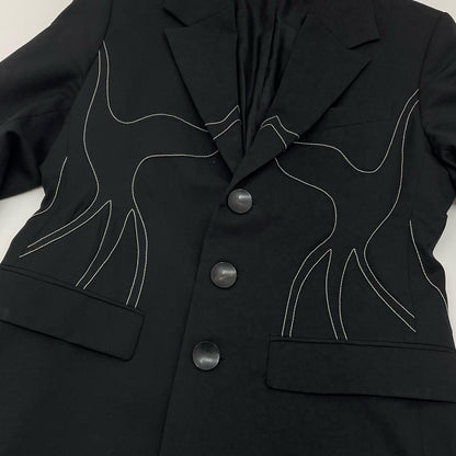 SAQI SUIT JACKET テーラードジャケット ブラック サイズ：M【尾張小牧店】