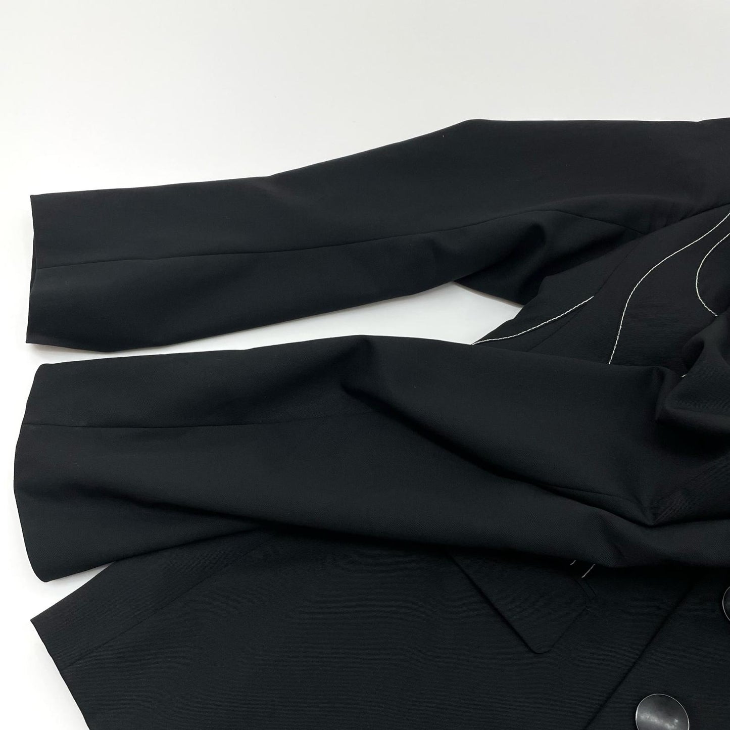 SAQI SUIT JACKET テーラードジャケット ブラック サイズ：M【尾張小牧店】