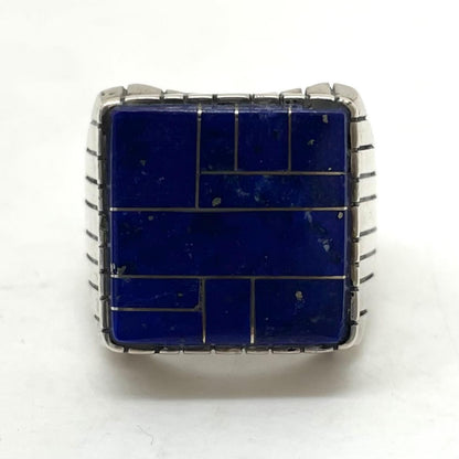 【中古】ラピスラズリ STERLING リング・指輪 シルバー【尾張小牧店】