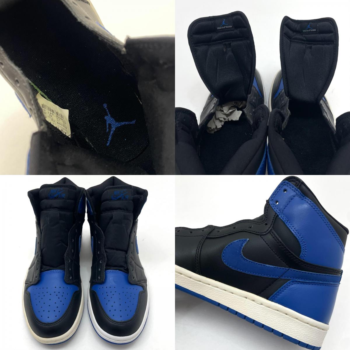 【中古】NIKE | ナイキ Air Jordan 1 Retro High "Royal"/エアジョーダン1 レトロ ハイ "ロイヤル" スニーカー 靴　136066-041 ブルー×ブラック 26.5cm【尾張小牧店】