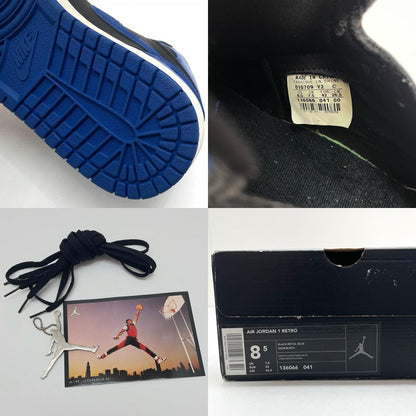 【中古】NIKE | ナイキ Air Jordan 1 Retro High "Royal"/エアジョーダン1 レトロ ハイ "ロイヤル" スニーカー 靴　136066-041 ブルー×ブラック 26.5cm【尾張小牧店】
