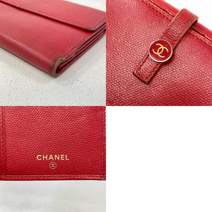 CHANEL | シャネル 長財布 レッド【尾張小牧店】