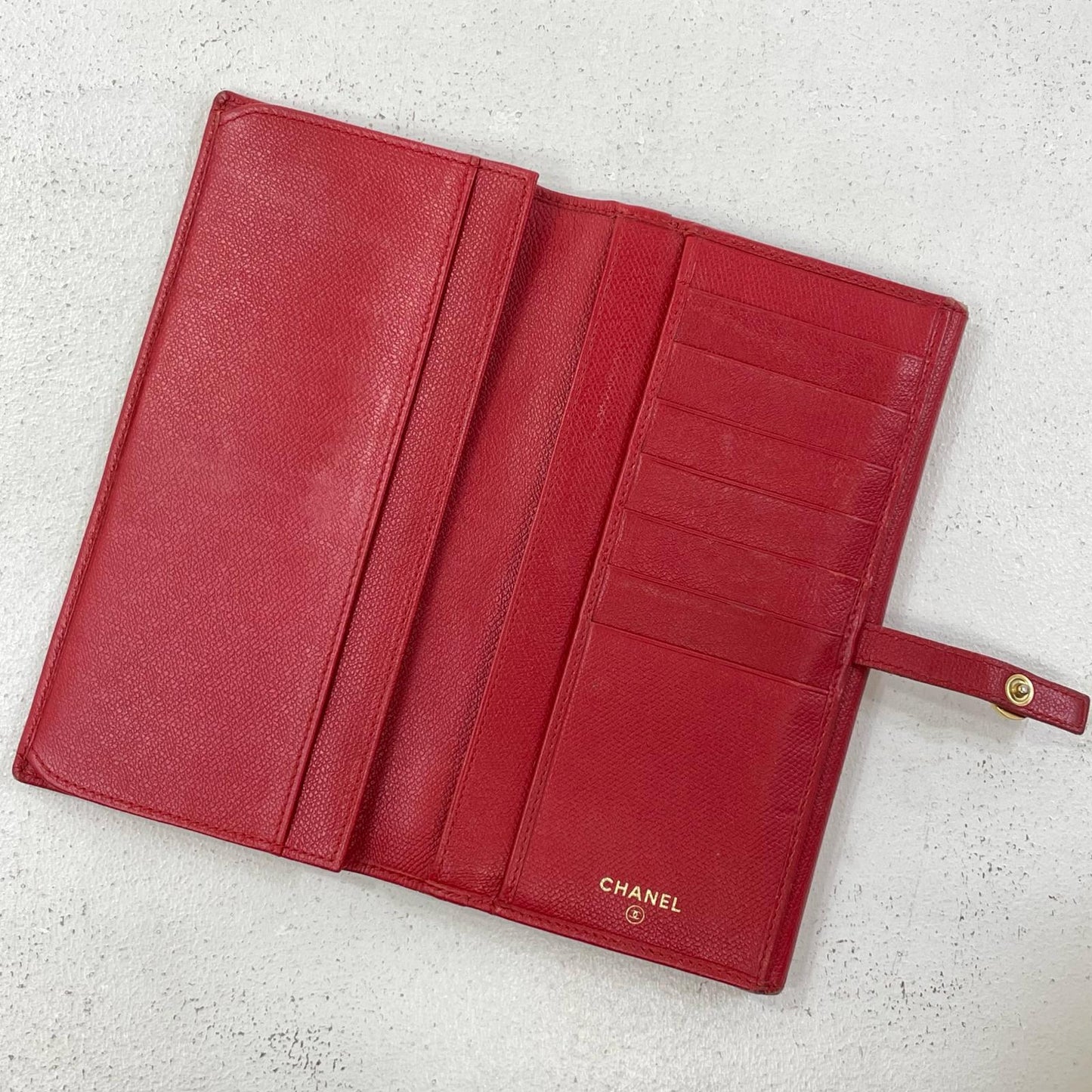 CHANEL | シャネル 長財布 レッド【尾張小牧店】