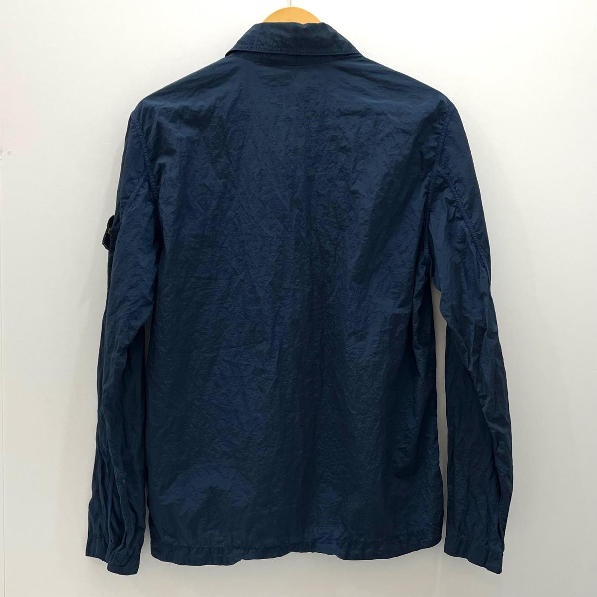 【中古】STONE ISLAND | ストーンアイランド Nylon Metal Shirt Jacket ナイロンジャケット 801511219 ネイビー サイズ：M【尾張小牧店】