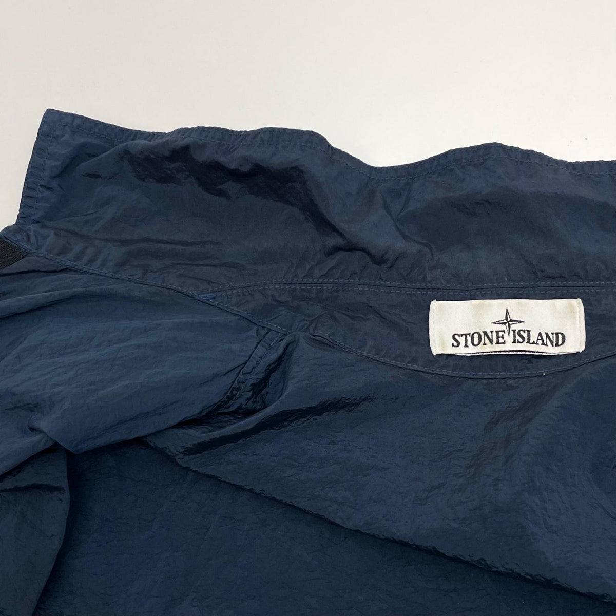 【中古】STONE ISLAND | ストーンアイランド Nylon Metal Shirt Jacket ナイロンジャケット 801511219 ネイビー サイズ：M【尾張小牧店】