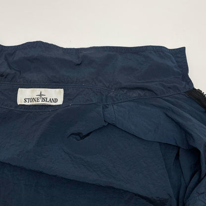 【中古】STONE ISLAND | ストーンアイランド Nylon Metal Shirt Jacket ナイロンジャケット 801511219 ネイビー サイズ：M【尾張小牧店】