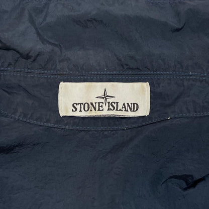 【中古】STONE ISLAND | ストーンアイランド Nylon Metal Shirt Jacket ナイロンジャケット 801511219 ネイビー サイズ：M【尾張小牧店】
