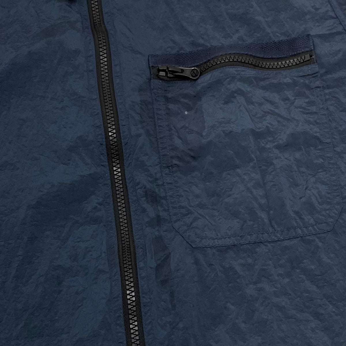 【中古】STONE ISLAND | ストーンアイランド Nylon Metal Shirt Jacket ナイロンジャケット 801511219 ネイビー サイズ：M【尾張小牧店】