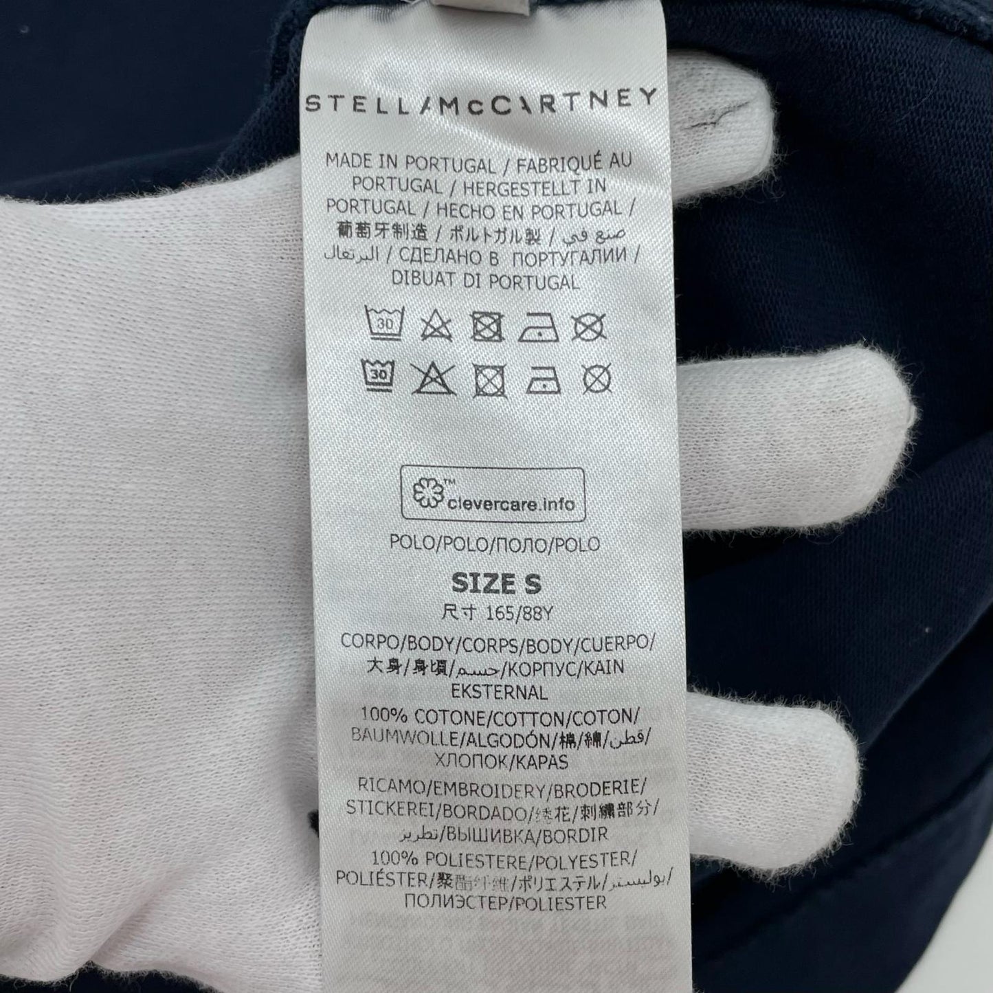 Stella McCartney | ステラマッカートニー ポロシャツ ネイビー サイズ：S【尾張小牧店】