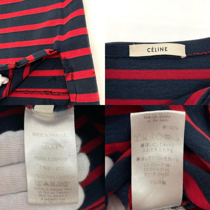 CELINE | セリーヌ ワンピース ネイビー×レッド サイズ：XS【尾張小牧店】