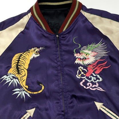 TAILOR TOYO(東洋エンタープライズ) | テイラートウヨウテイラートーヨー スーベニアジャケット TT10726 パープル×ブラック サイズ：M【尾張小牧店】