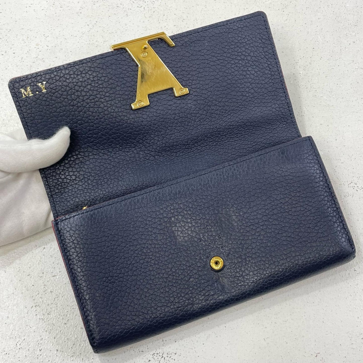LOUIS VUITTON | ルイ・ヴィトン 長財布 ネイビー【尾張小牧店】