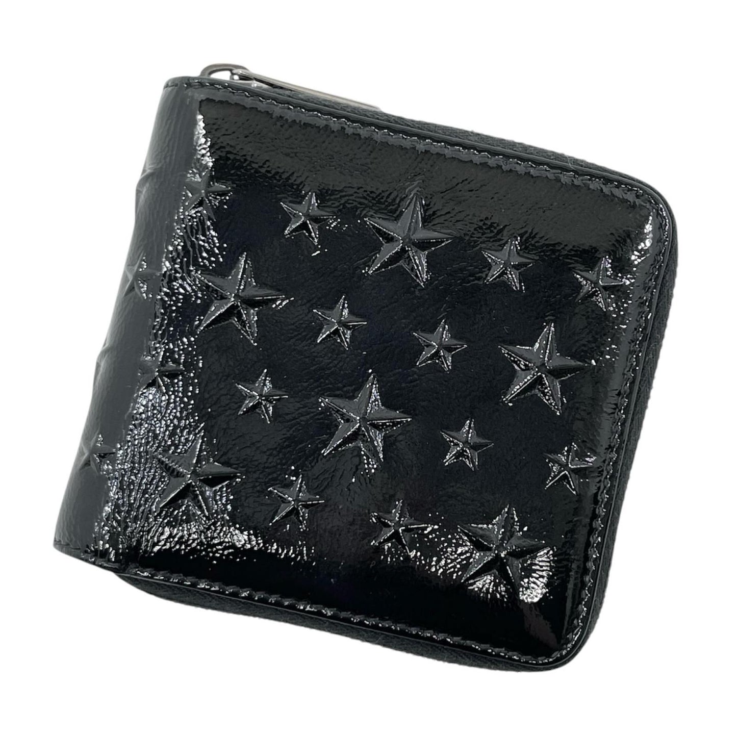 JIMMY CHOO | ジミーチュウ 二つ折り財布 ブラック【尾張小牧店】