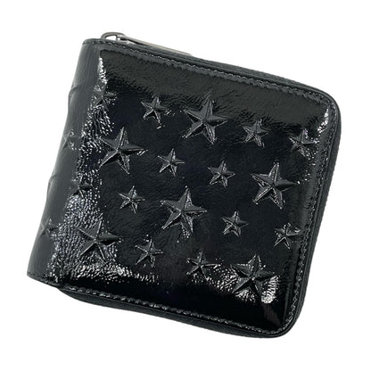 JIMMY CHOO | ジミーチュウ 二つ折り財布 ブラック【尾張小牧店】