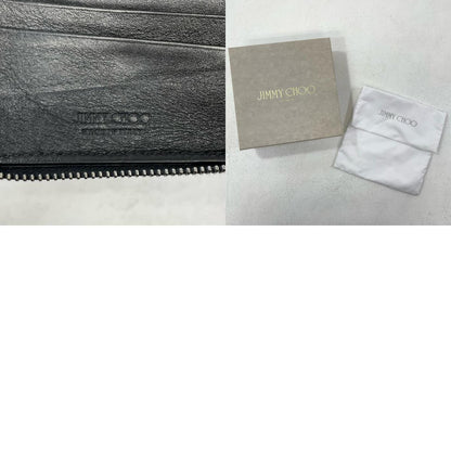 JIMMY CHOO | ジミーチュウ 二つ折り財布 ブラック【尾張小牧店】