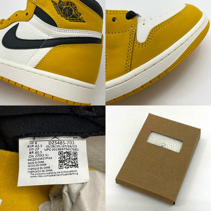 NIKE | ナイキ Air Jordan 1 Retro High OG スニーカー DZ5485-701 イエロー×ブラック×ホワイト 27cm
