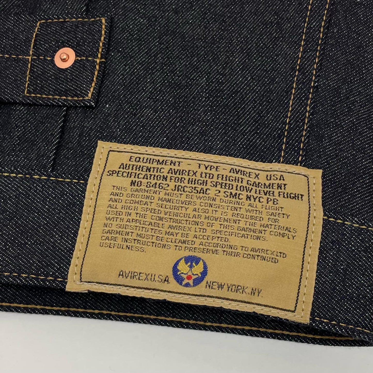 【中古】AVIREX | アヴィレックス 1st TYPE デニムジャケット ネイビー サイズ：42【尾張小牧店】