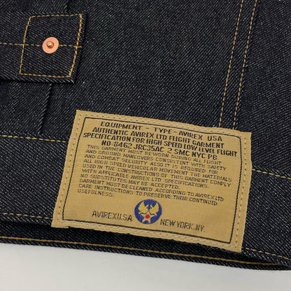 【中古】AVIREX | アヴィレックス 1st TYPE デニムジャケット ネイビー サイズ：42【尾張小牧店】