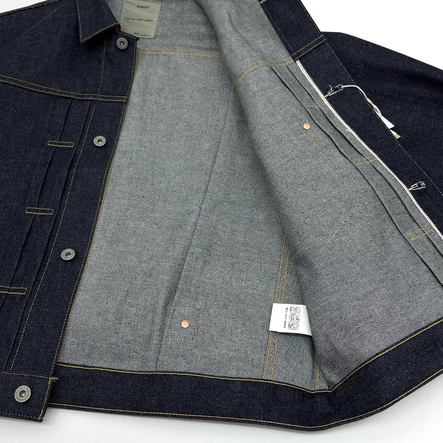 【中古】AVIREX | アヴィレックス 1st TYPE デニムジャケット ネイビー サイズ：42【尾張小牧店】