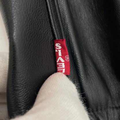 【中古】Levi's premium | リーバイス プレミアム FULLZIP SPORTS LEATHER JACKET レザージャケット ブラック サイズ：S【尾張小牧店】