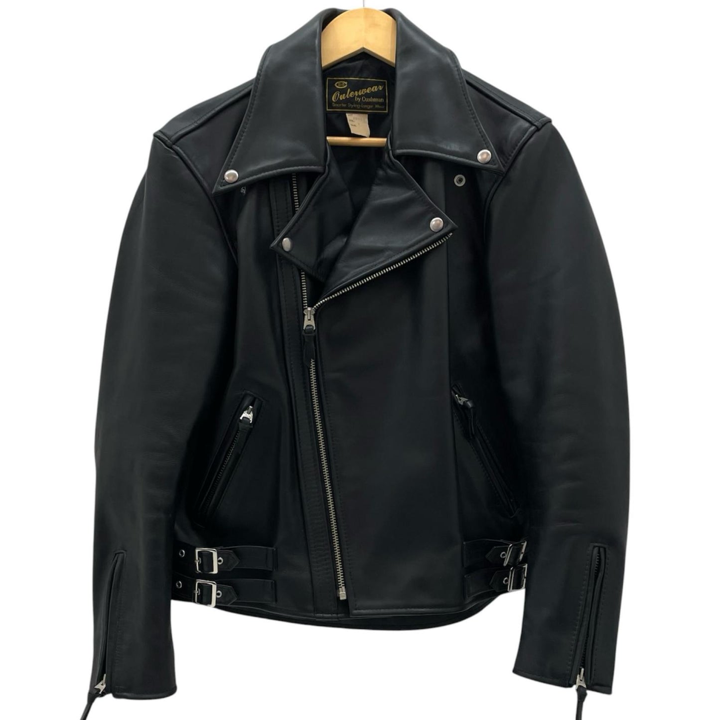 【中古】CUSHMAN | クッシュマン ライダースジャケット 28933 ブラック【尾張小牧店】